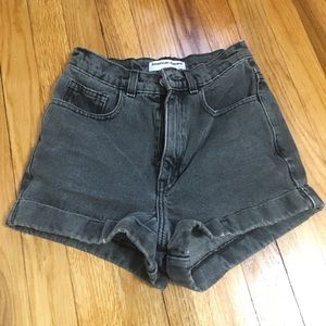 American Apparel cuffed shorts